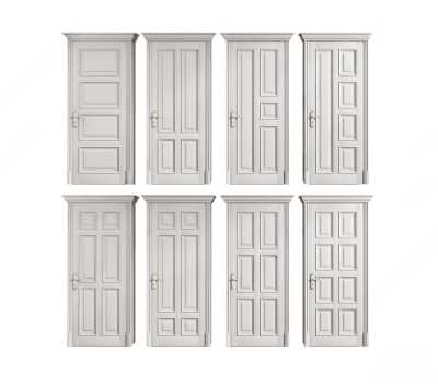 简欧单开门组合3D模型下载